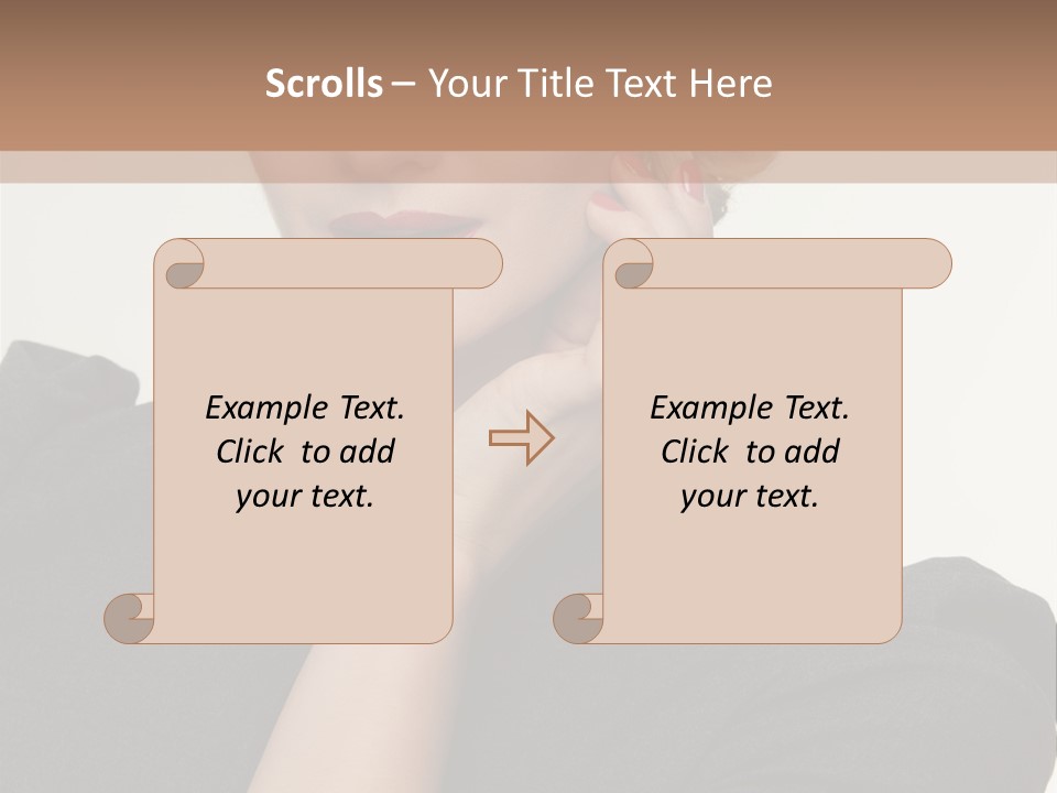 Grey Looking Retro PowerPoint Template