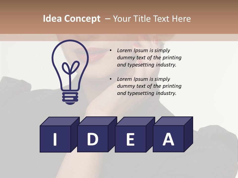 Grey Looking Retro PowerPoint Template