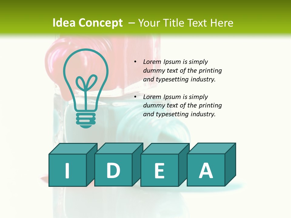 Make Nail Splash PowerPoint Template