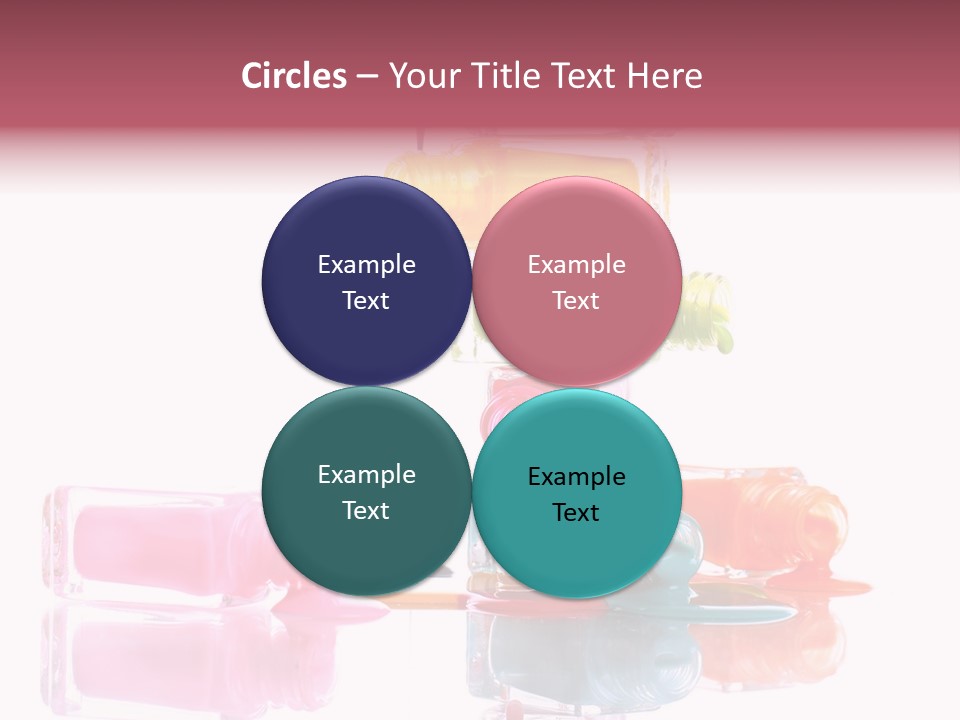 Splash Color Manicure PowerPoint Template