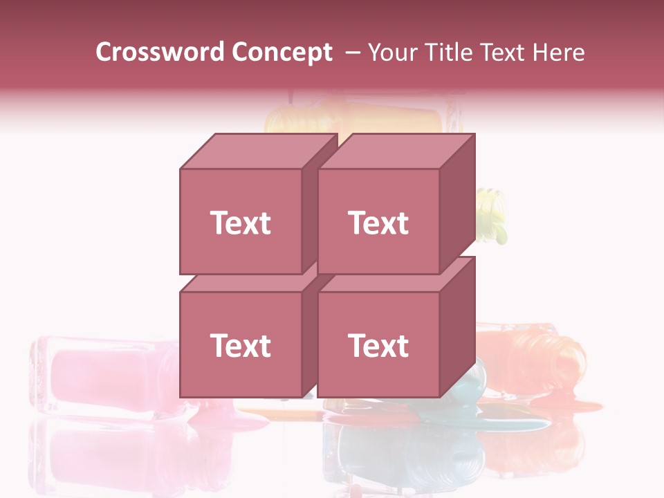 Splash Color Manicure PowerPoint Template