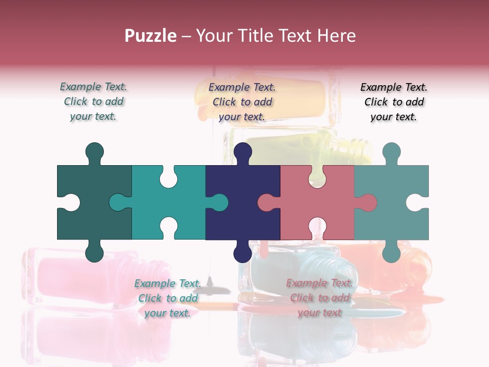 Splash Color Manicure PowerPoint Template