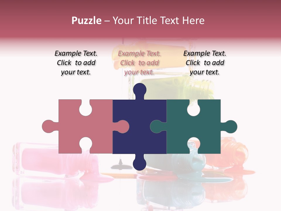 Splash Color Manicure PowerPoint Template