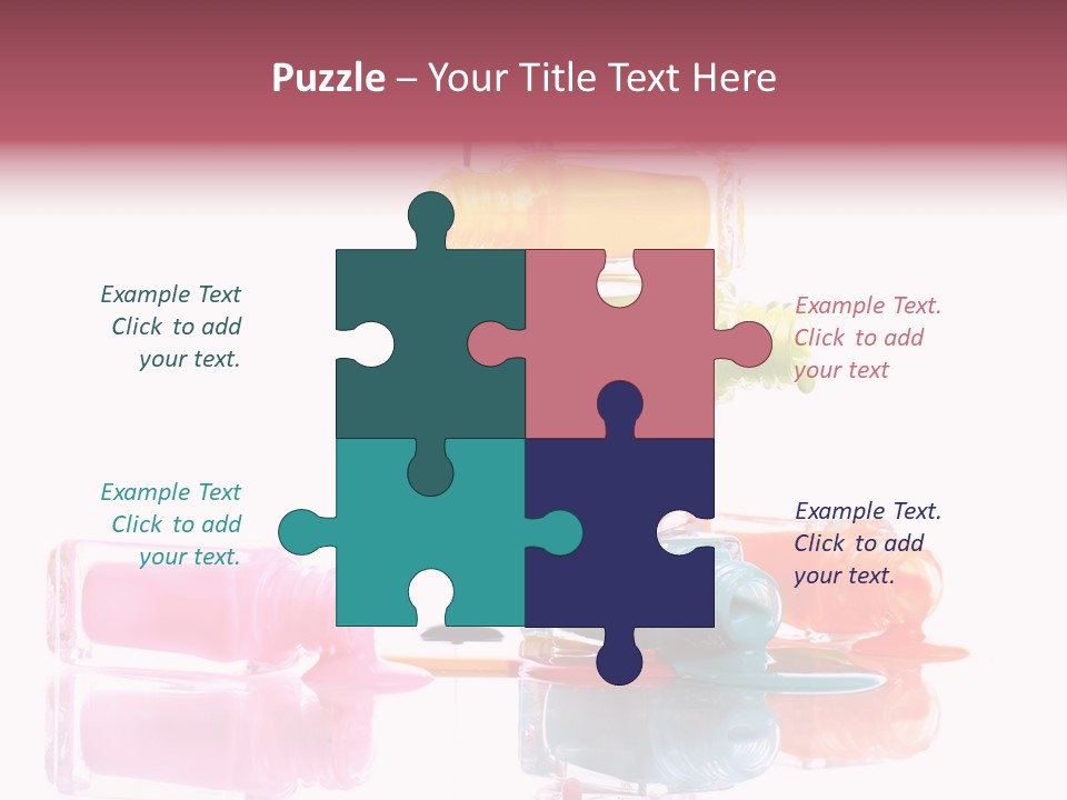 Splash Color Manicure PowerPoint Template