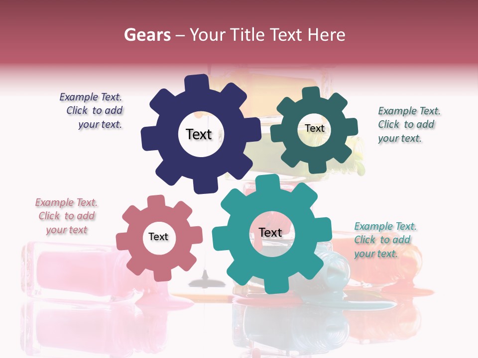 Splash Color Manicure PowerPoint Template