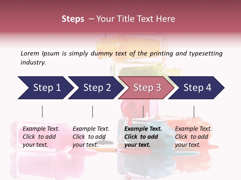 Splash Color Manicure PowerPoint Template