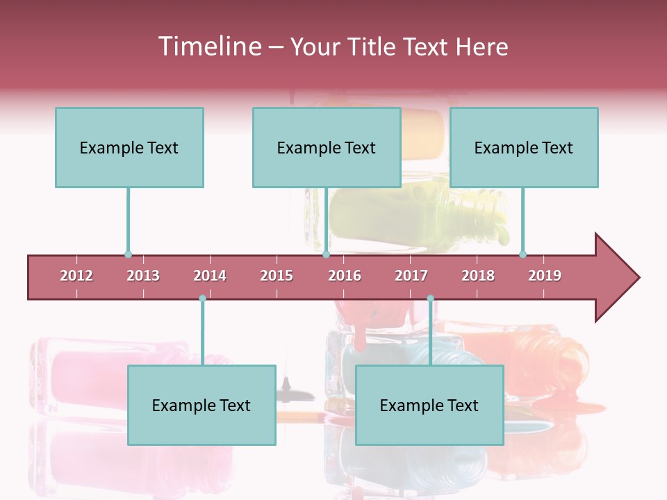 Splash Color Manicure PowerPoint Template