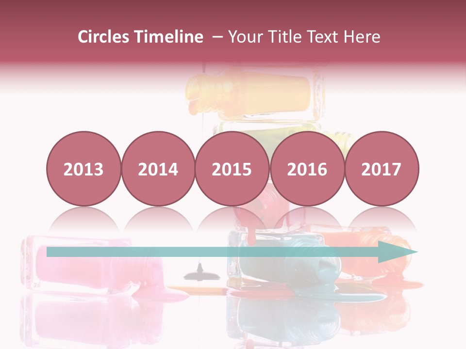 Splash Color Manicure PowerPoint Template