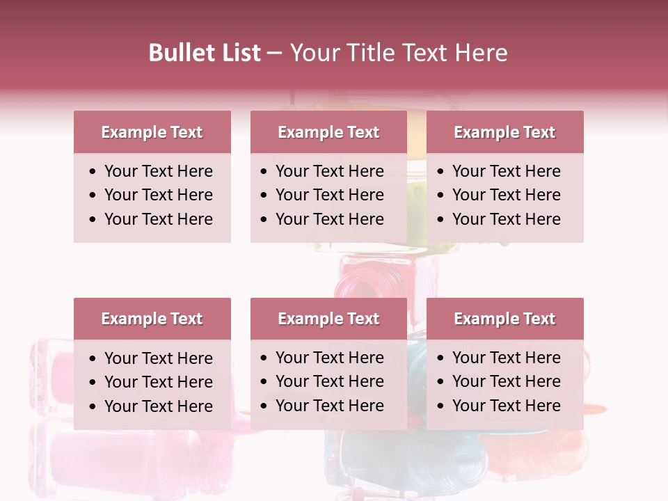 Splash Color Manicure PowerPoint Template