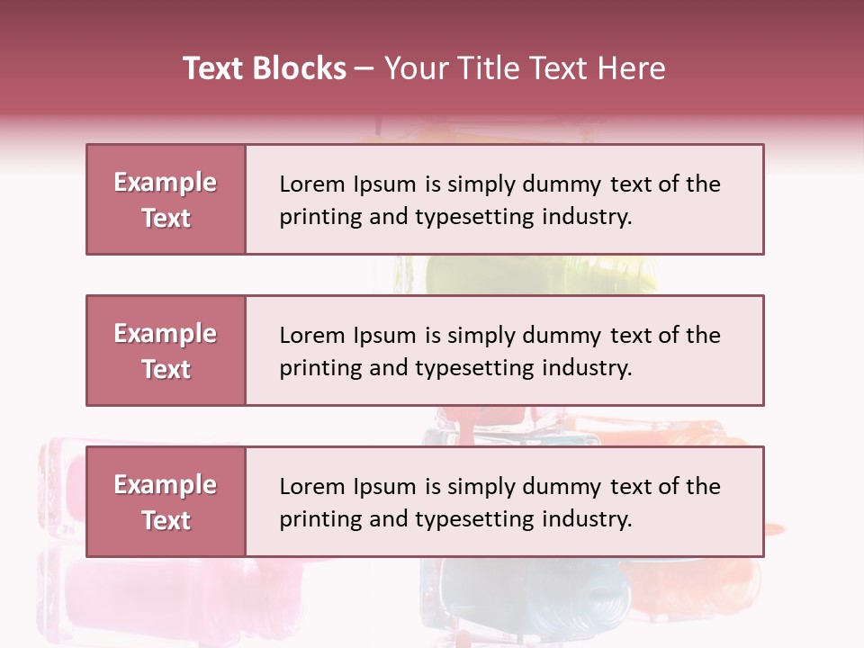Splash Color Manicure PowerPoint Template