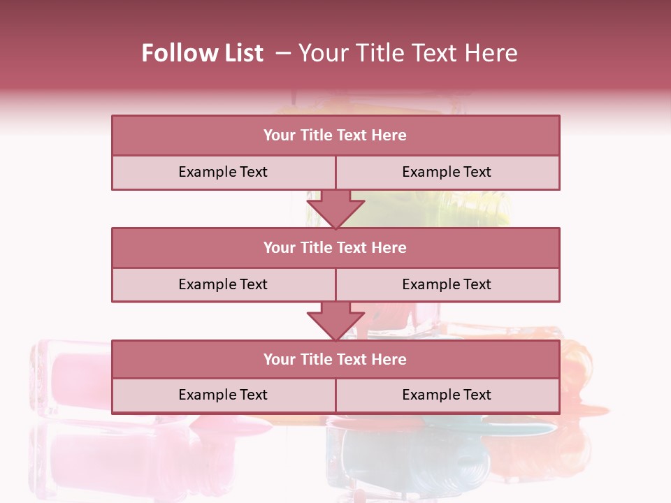 Splash Color Manicure PowerPoint Template