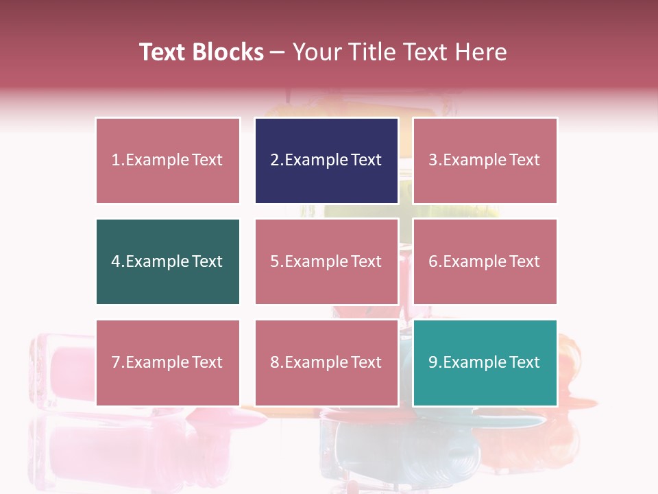 Splash Color Manicure PowerPoint Template