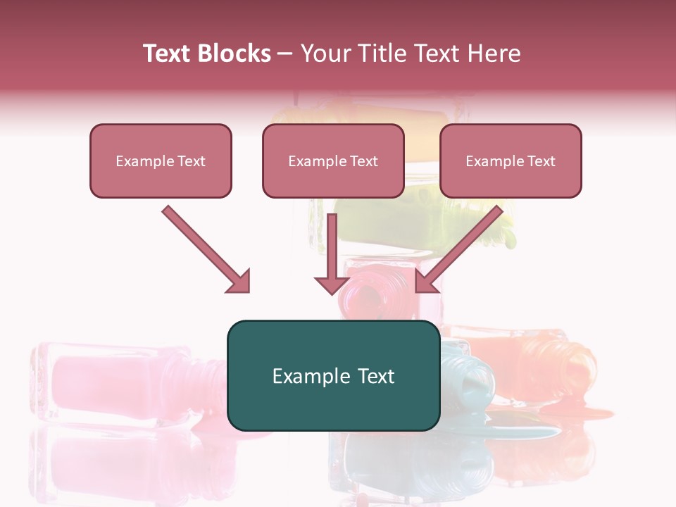 Splash Color Manicure PowerPoint Template