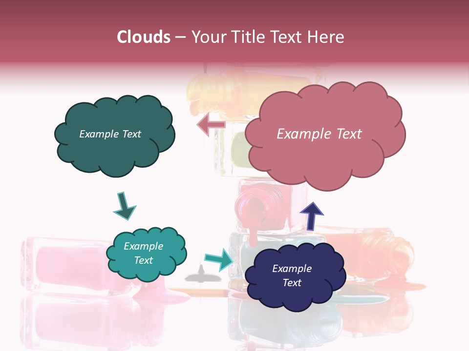 Splash Color Manicure PowerPoint Template