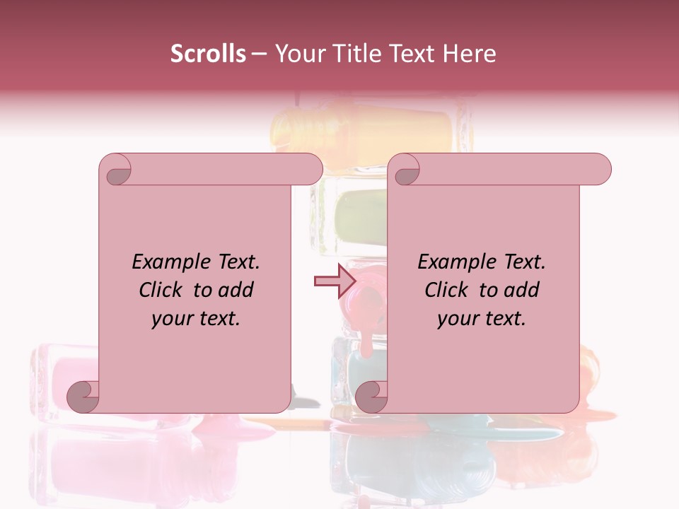 Splash Color Manicure PowerPoint Template