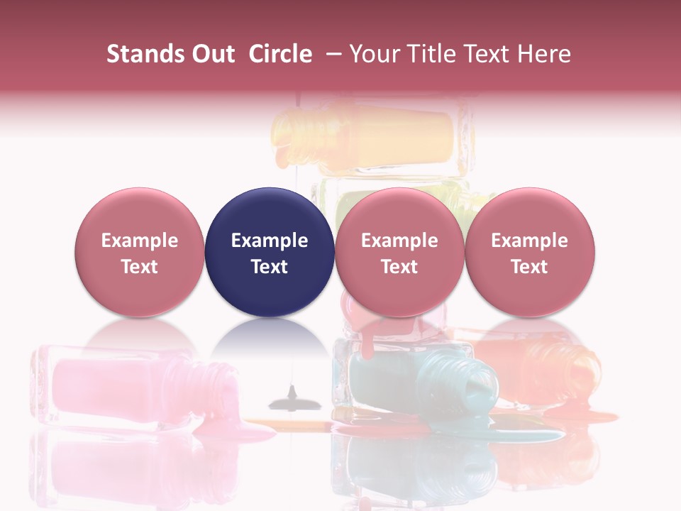 Splash Color Manicure PowerPoint Template