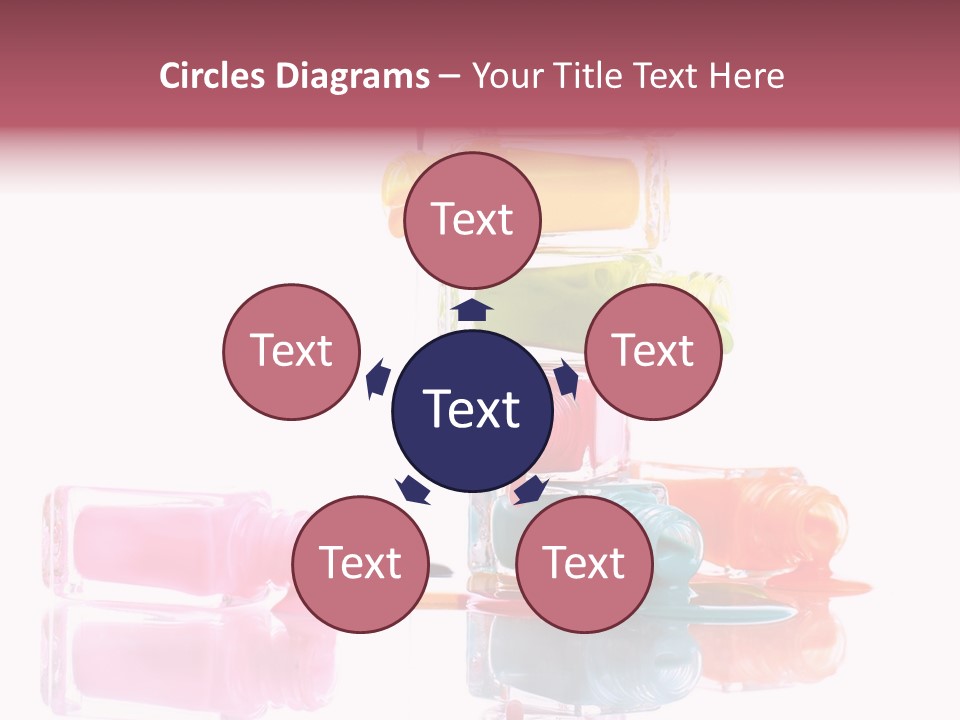 Splash Color Manicure PowerPoint Template