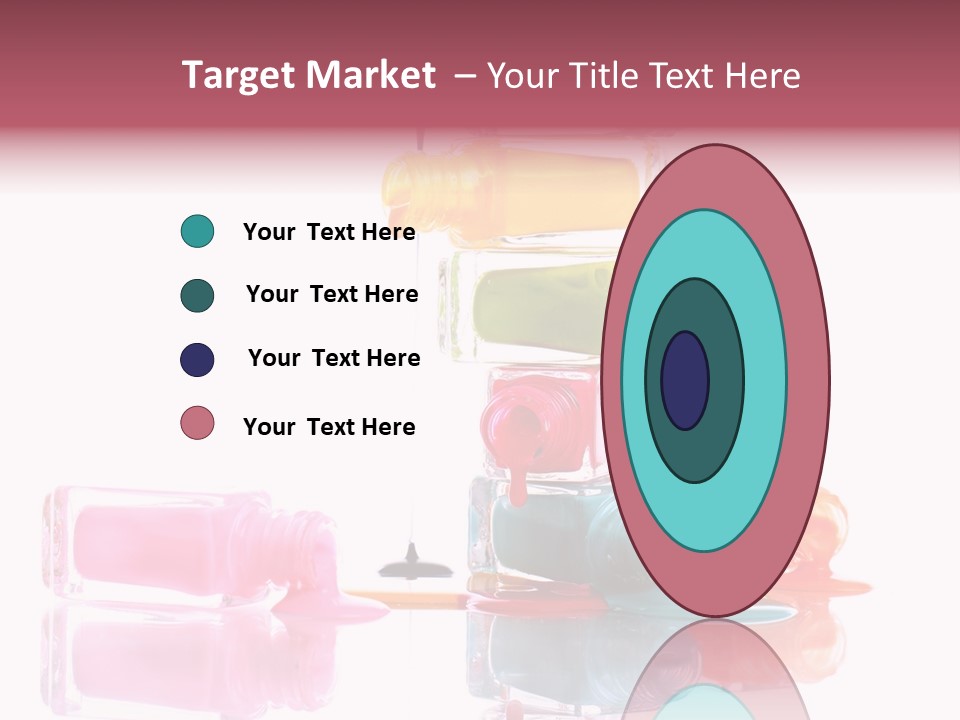 Splash Color Manicure PowerPoint Template