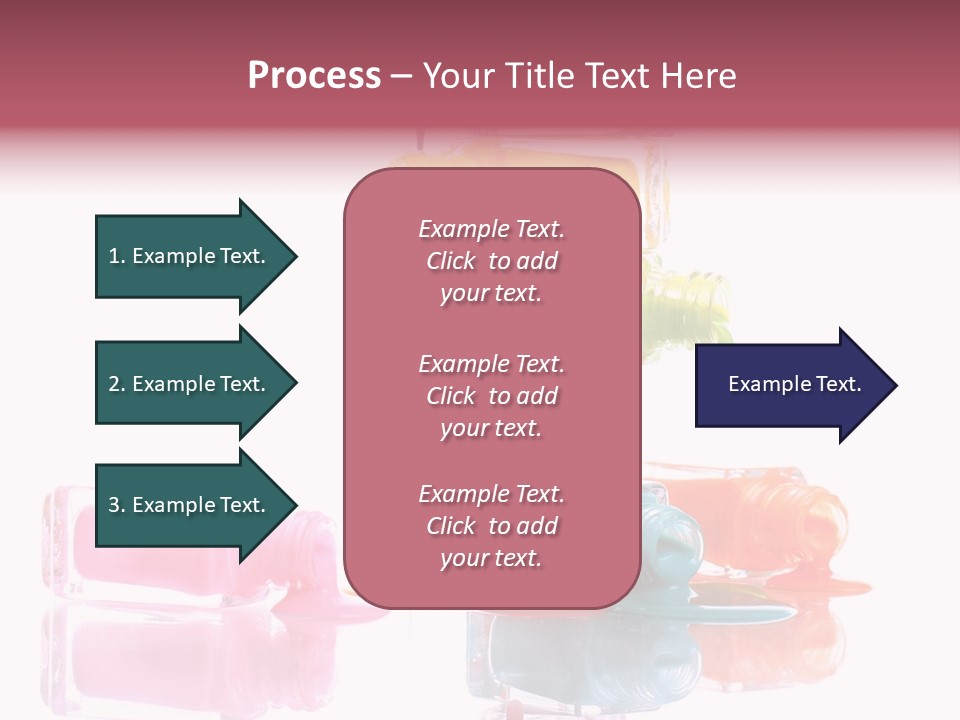 Splash Color Manicure PowerPoint Template