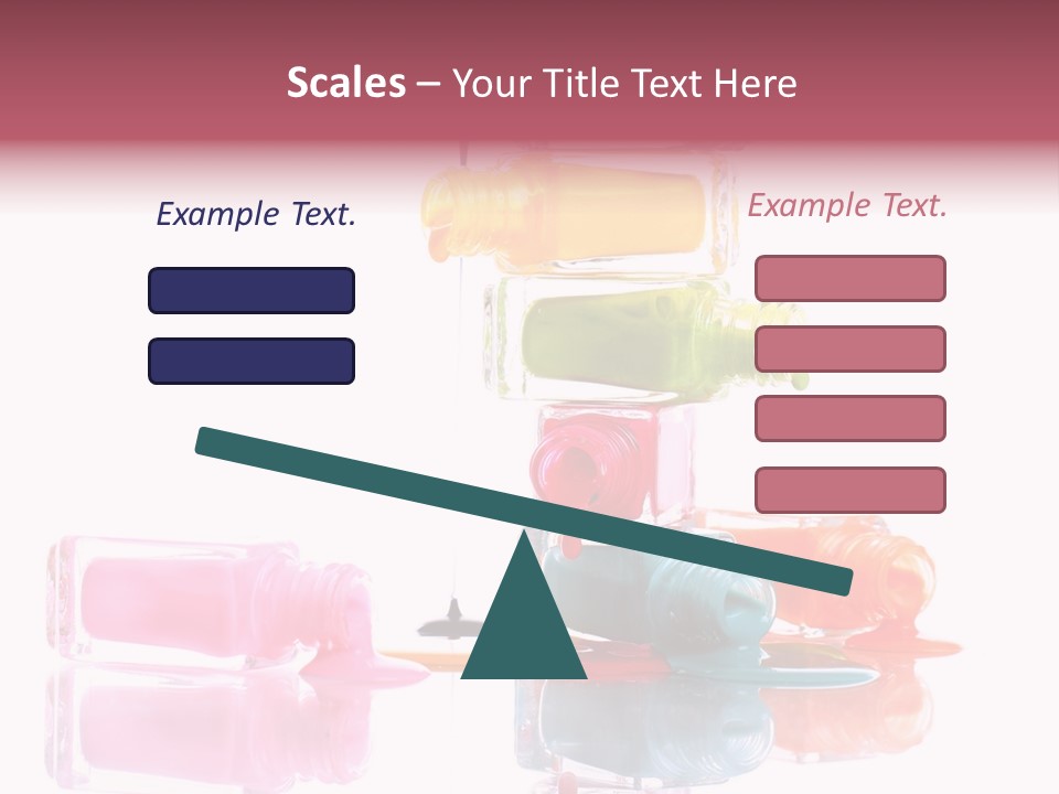 Splash Color Manicure PowerPoint Template