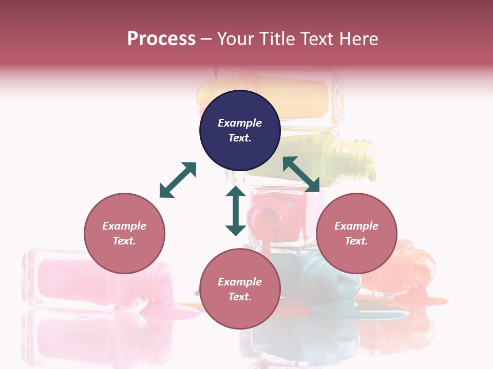 Splash Color Manicure PowerPoint Template