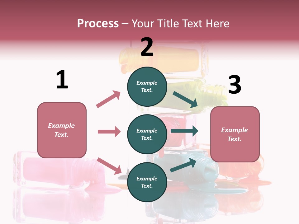 Splash Color Manicure PowerPoint Template