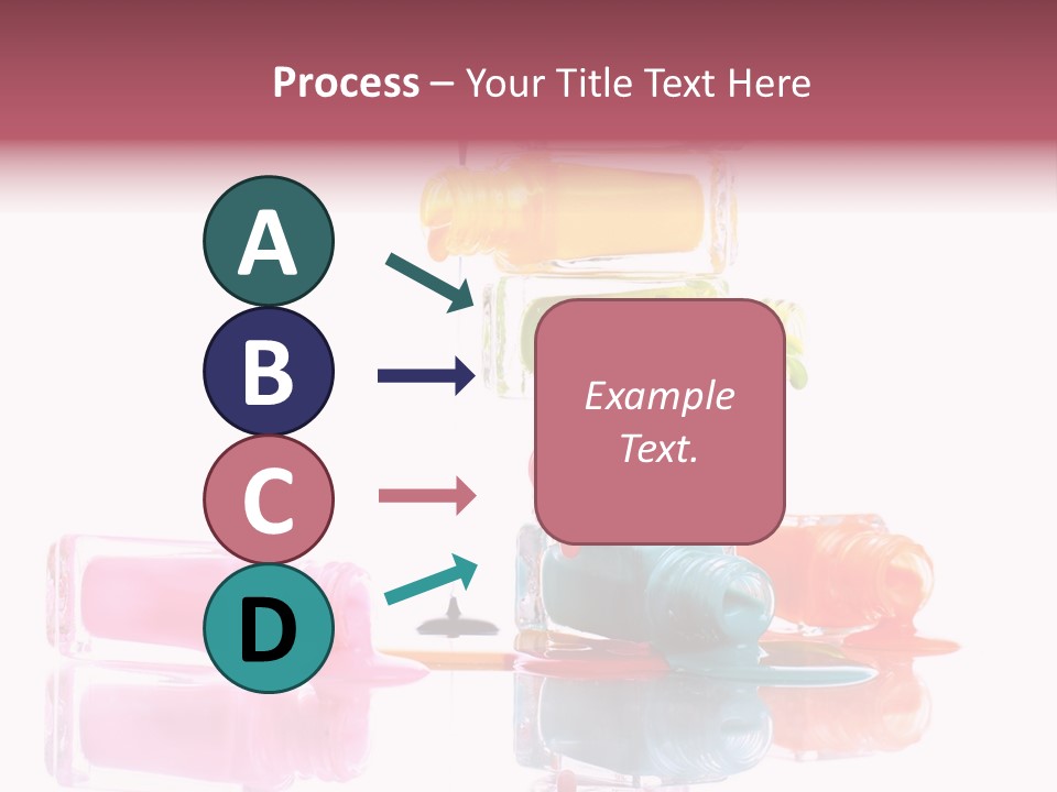 Splash Color Manicure PowerPoint Template