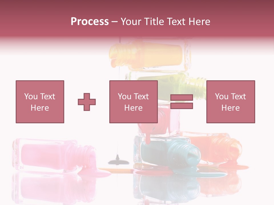 Splash Color Manicure PowerPoint Template
