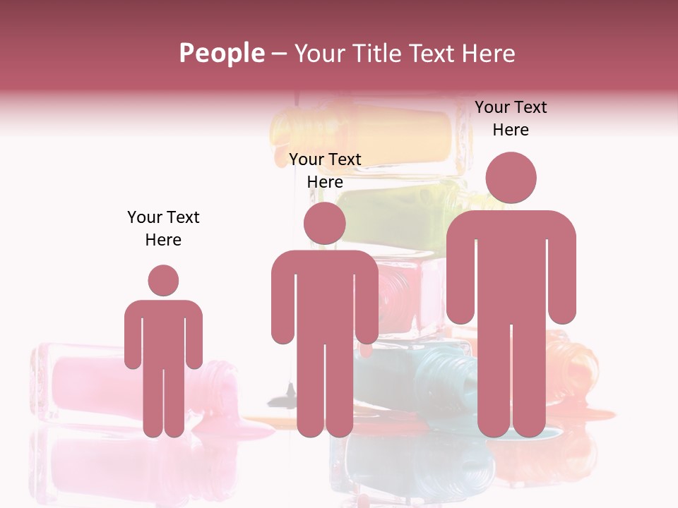 Splash Color Manicure PowerPoint Template