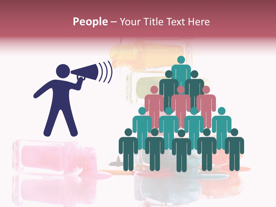 Splash Color Manicure PowerPoint Template