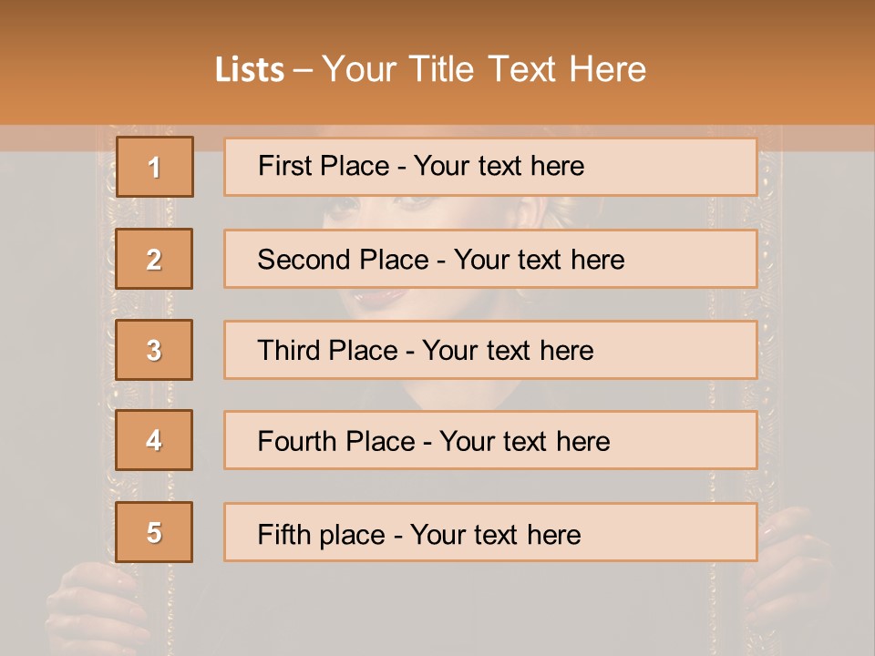 Looking Beautiful  PowerPoint Template