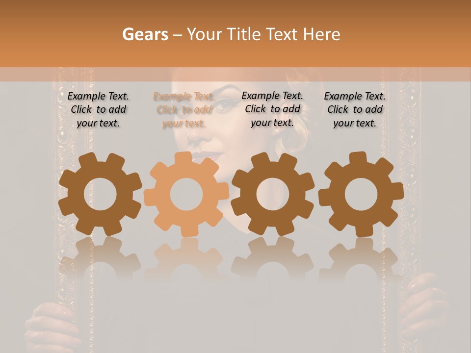 Looking Beautiful  PowerPoint Template