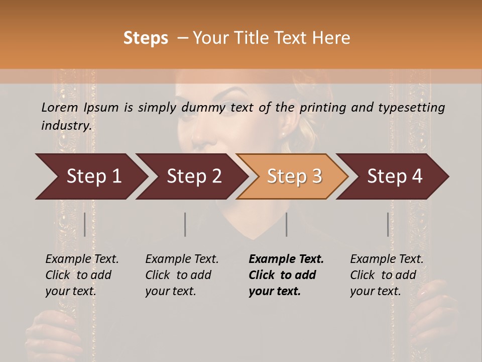 Looking Beautiful  PowerPoint Template