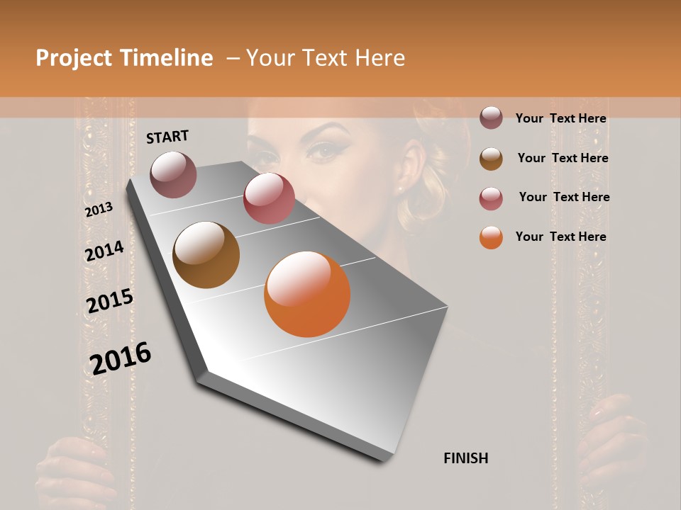 Looking Beautiful  PowerPoint Template
