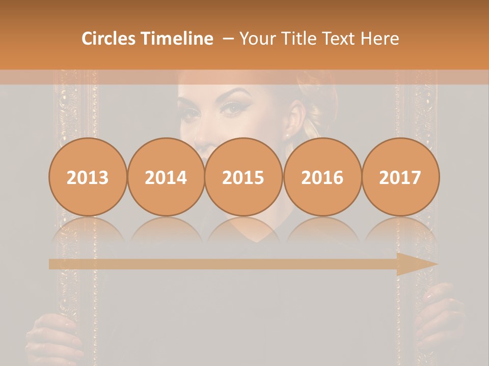 Looking Beautiful  PowerPoint Template