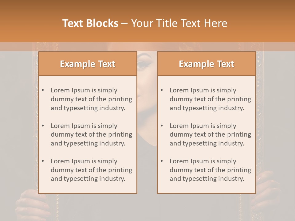 Looking Beautiful  PowerPoint Template