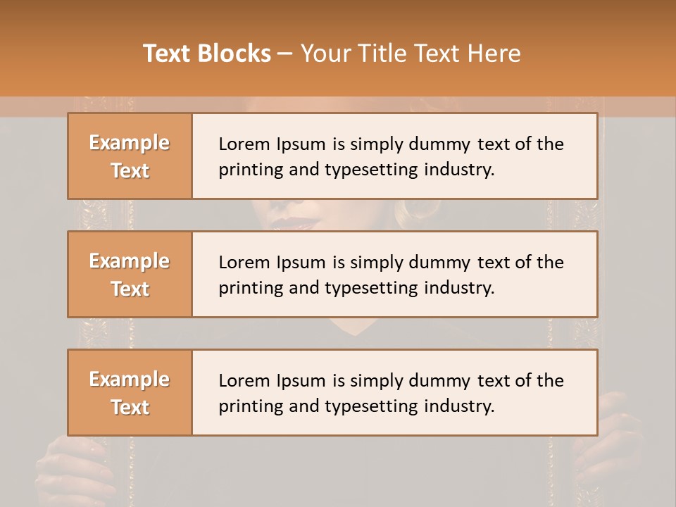 Looking Beautiful  PowerPoint Template
