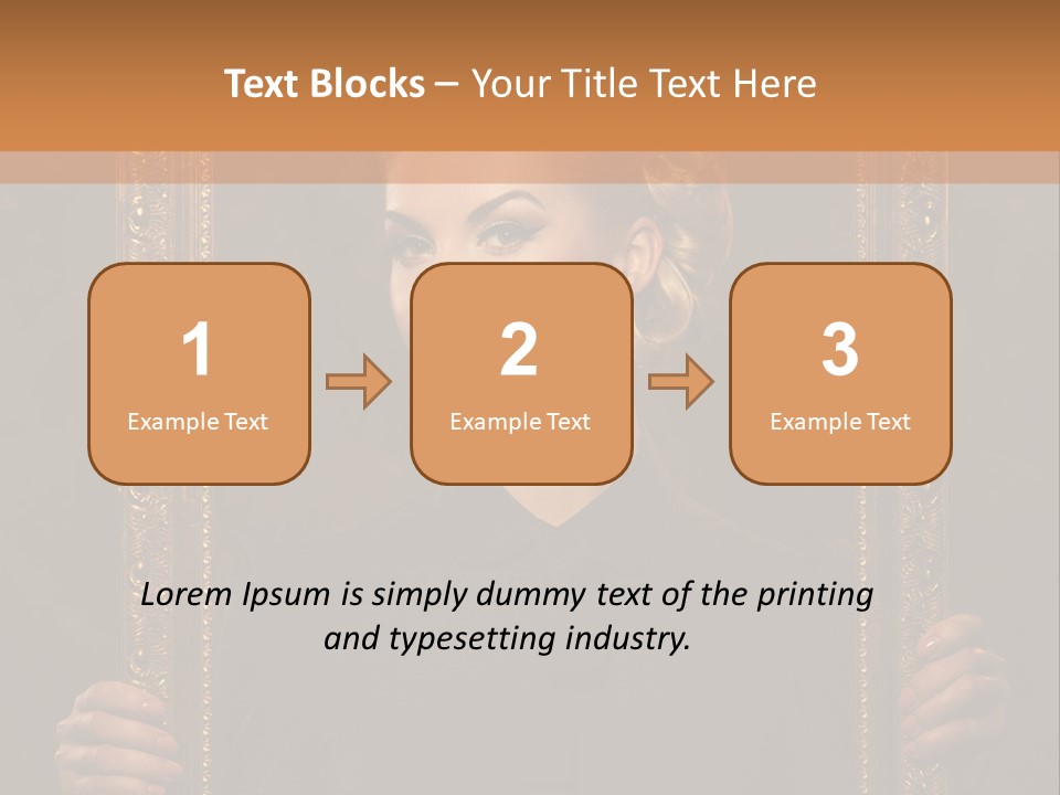 Looking Beautiful  PowerPoint Template