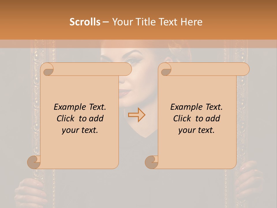Looking Beautiful  PowerPoint Template