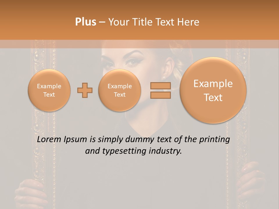 Looking Beautiful  PowerPoint Template
