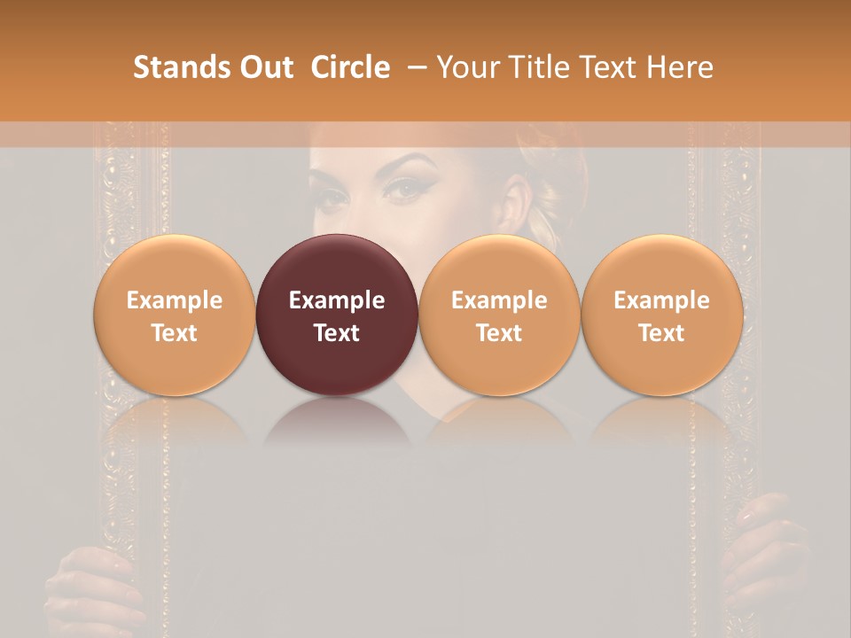 Looking Beautiful  PowerPoint Template