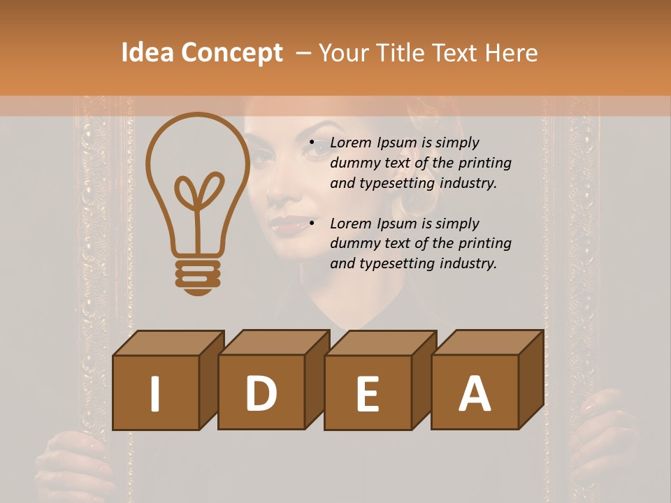 Looking Beautiful  PowerPoint Template