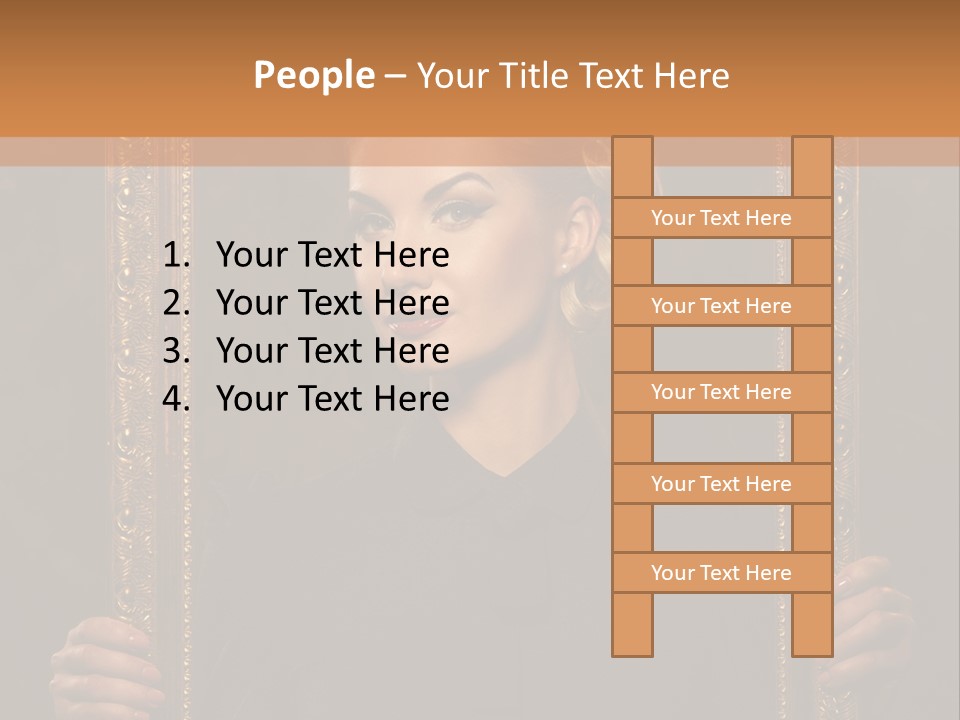 Looking Beautiful  PowerPoint Template