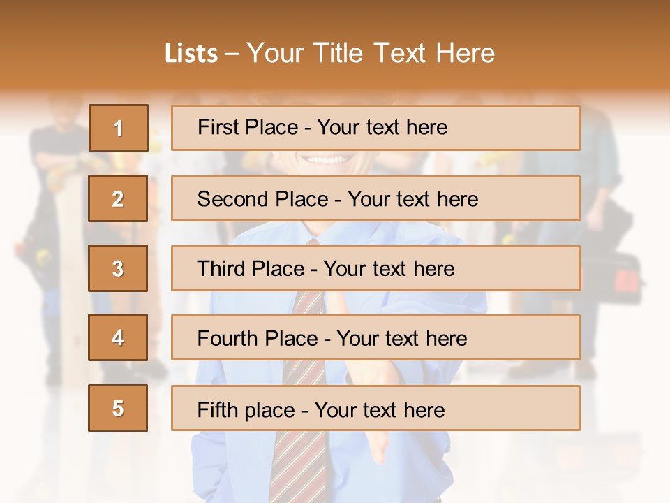 Technical Renewal Men PowerPoint Template