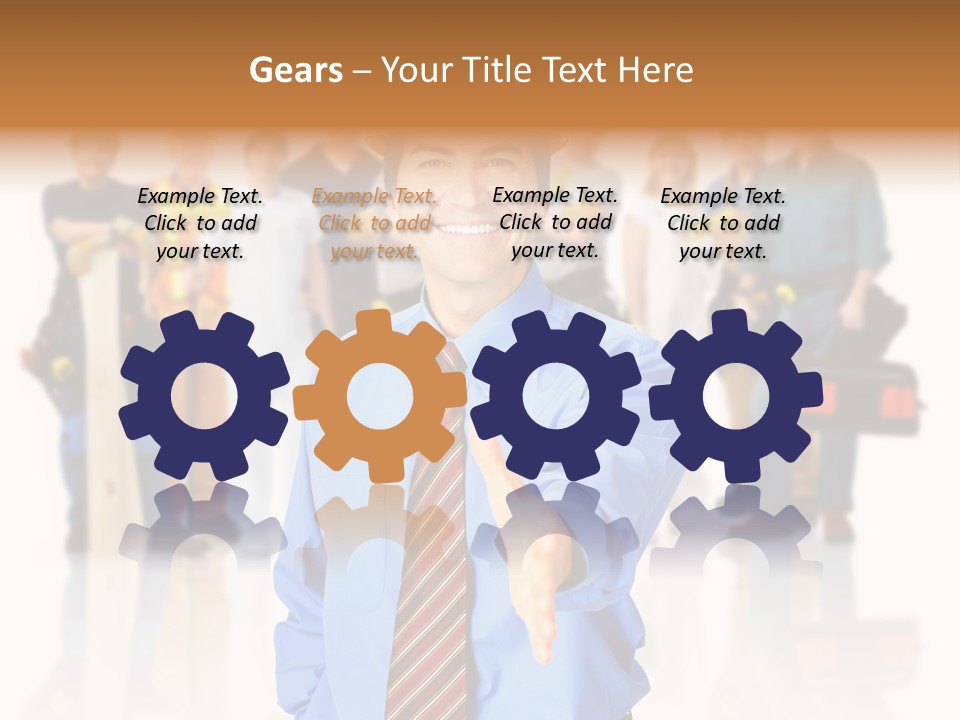Technical Renewal Men PowerPoint Template