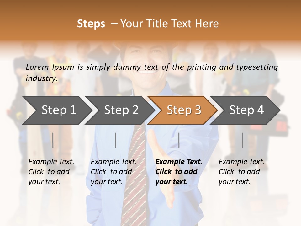 Technical Renewal Men PowerPoint Template