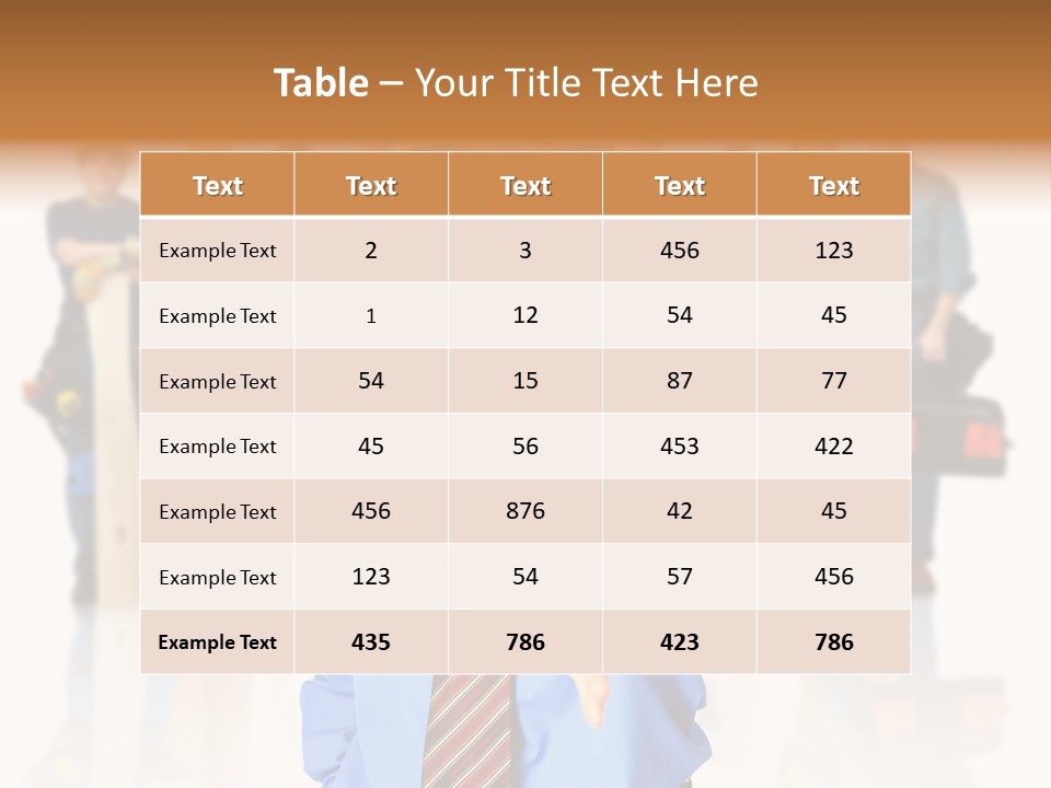 Technical Renewal Men PowerPoint Template