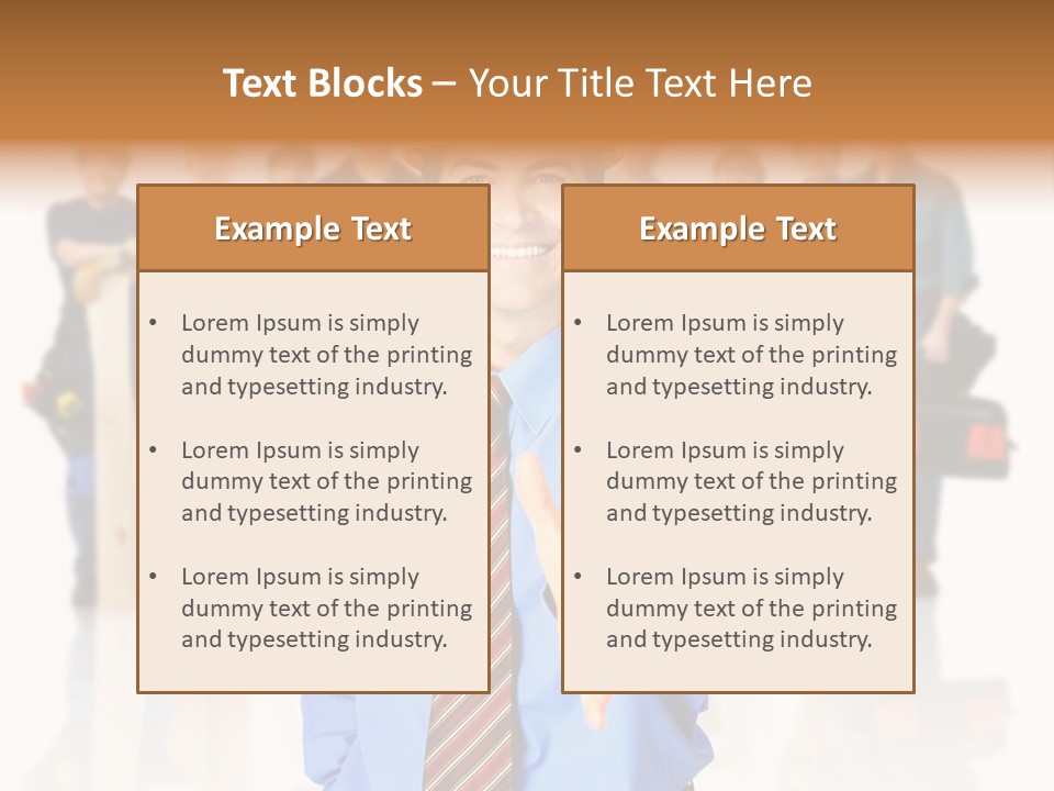 Technical Renewal Men PowerPoint Template