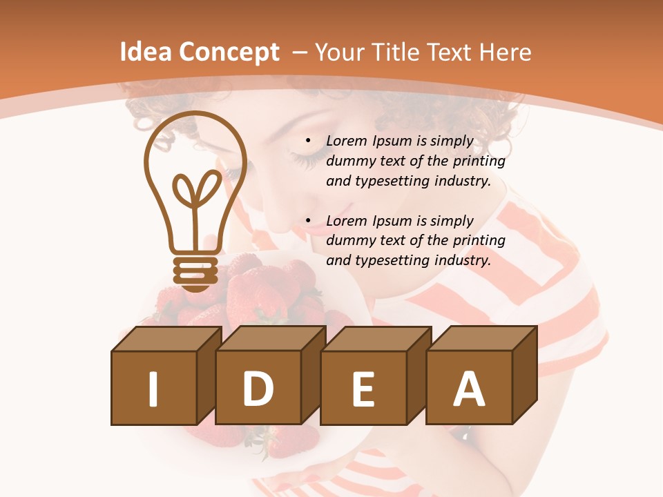 Hungry Background Smell PowerPoint Template