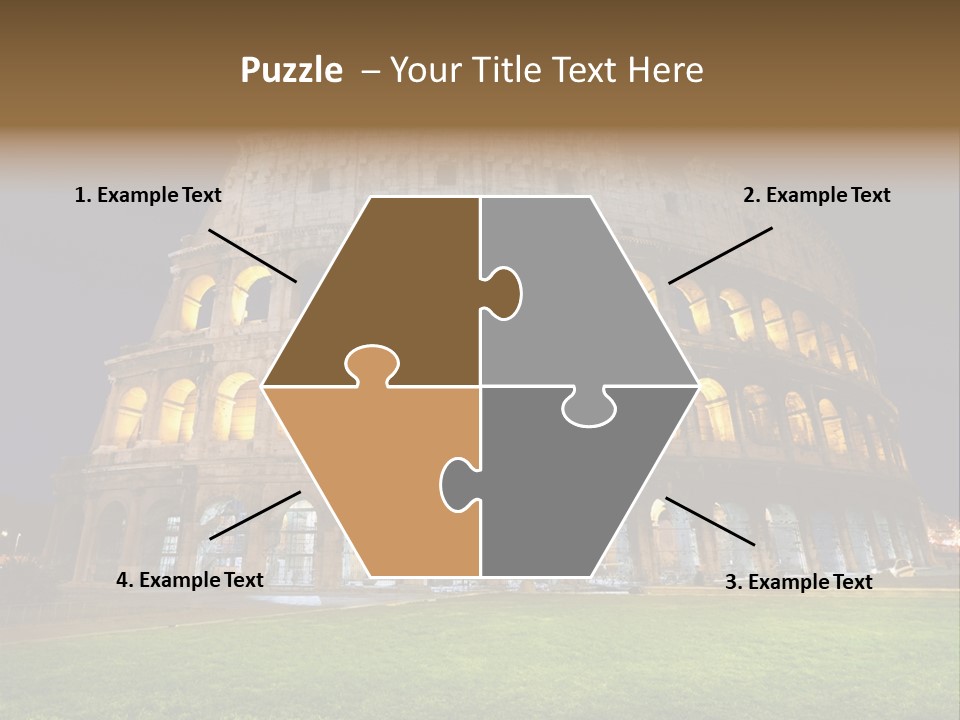 Amphitheater Gladiator Empire PowerPoint Template